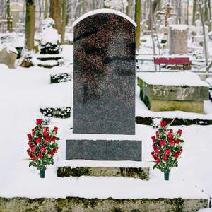 Offre Spéciale Personnalisé Artificiel 24 Tête <span class=keywords><strong>Rose</strong></span> Bud Bush Artificielle Cimetière Fleurs Grave Bouquets - Product Image 4