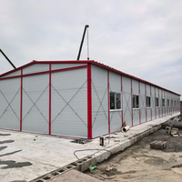 Maison préfabriquée de type K, camp de travail, dortoir démontable, hébergement temporaire pour personnel, panneaux sandwich, bâtiment de bureaux en acier, maison K