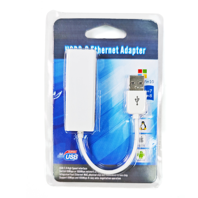 USB to RJ45 10/100 Ethernet LAN Adapter Card for PC and Windows 7 Laptop Audio & Video Cables Product Category