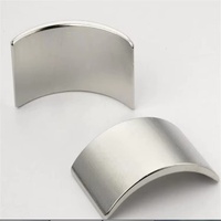 Aimant permanent en néodyme N35-52SH haute résistance à la température pour rotor de moteur et générateur avec tuile magnétique sectorielle