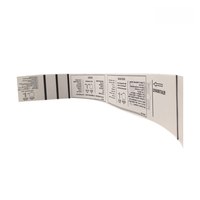 Étiquette en papier RFID Étiquette à bagages pour l'aéroport Étiquette adhésive pour bagages Autocollant RFID pour bagages de compagnie aérienne Étiquette RFID UHF