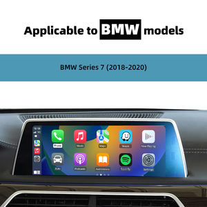Boîtier adaptateur sans fil Carplay Android EVO Keep Original Control Compatible pour <span class=keywords><strong>BMW</strong></span> Series <span class=keywords><strong>7</strong></span> 2018-2020 <span class=keywords><strong>YouTube</strong></span> Tiktok Video Play - Product Image 2