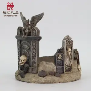 Hars Modellen Standbeeld Huisdecoratie Grim Reaper Halloween Tuin Handgemaakte Hars Ambachten