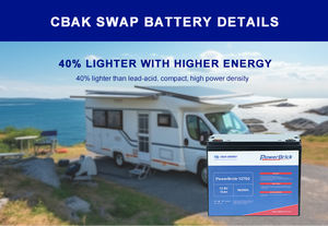 CBAK 12.8V LiFePO4 리튬 철 배터리 모듈 2000 사이클 IP56 스왑 배터리 팩 75Ah 300Ah 용량 2000 사이클 배터리 팩 - Product Image 6