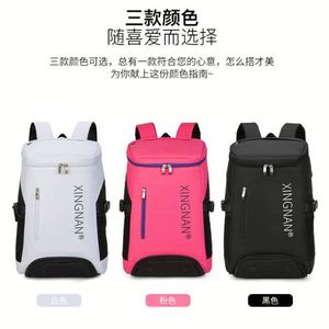 XingNan 2023 Softback Day Use Single <b>Large</b> Capacity Sports <b>Backpack</b> Fitness Badminton Tennis New Year's Gift Cross Mirror Design - Product Image 3