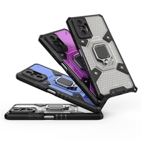 Coque de téléphone hybride en TPU, étui rigide Transparent à béquille pour Xiaomi Redmi Note 10 Pro à support de voiture