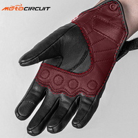 Gants de course en cuir antidérapants à doigts entiers pour le ski et la moto, compatibles avec les écrans tactiles, sports de plein air, imperméables