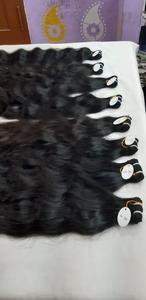 ผู้ค้าส่งผมธรรมชาติแบบเป็นมัด ผมบราซิลแท้แบบตรง 100% ผมแท้แบบเรมี่สำหรับต่อผม - Product Image 4