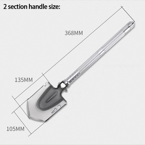 Logo personnalisé <span class=keywords><strong>Pelle</strong></span> de survie à usage intensif Bêche tactique <span class=keywords><strong>incassable</strong></span> Camping Pelles de camping pliantes polyvalentes pour l'agriculture et l'extérieur - Product Image 6