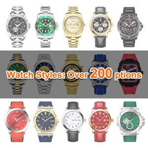Nouvelle montre-bracelet de luxe pour homme, bracelet en acier inoxydable, étanche, mouvement à <span class=keywords><strong>quartz</strong></span>, finition or, argent, or rose, style antique, sport, en alliage - Product Image 6