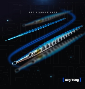 Nouveau Oem 80g 100g lumineux métal gabarit leurres Vertical rapide naufrage haute mer rapide automne jigging pêche leurre-<span class=keywords><strong>acheter</strong></span> Baitcast bâton - Product Image 5