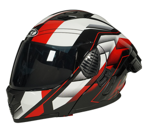 Nouvelle certification DOT Logo personnalisé <span class=keywords><strong>Casque</strong></span> modulaire Double visière Matériau ABS <span class=keywords><strong>Casque</strong></span> de moto à rabat - Product Image 5