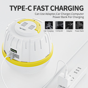 Smiling Shark Outdoor <b>LED</b> Emergency <b>Light</b> 3H White Camping <b>USB</b> Rechargeable - Product Image 4