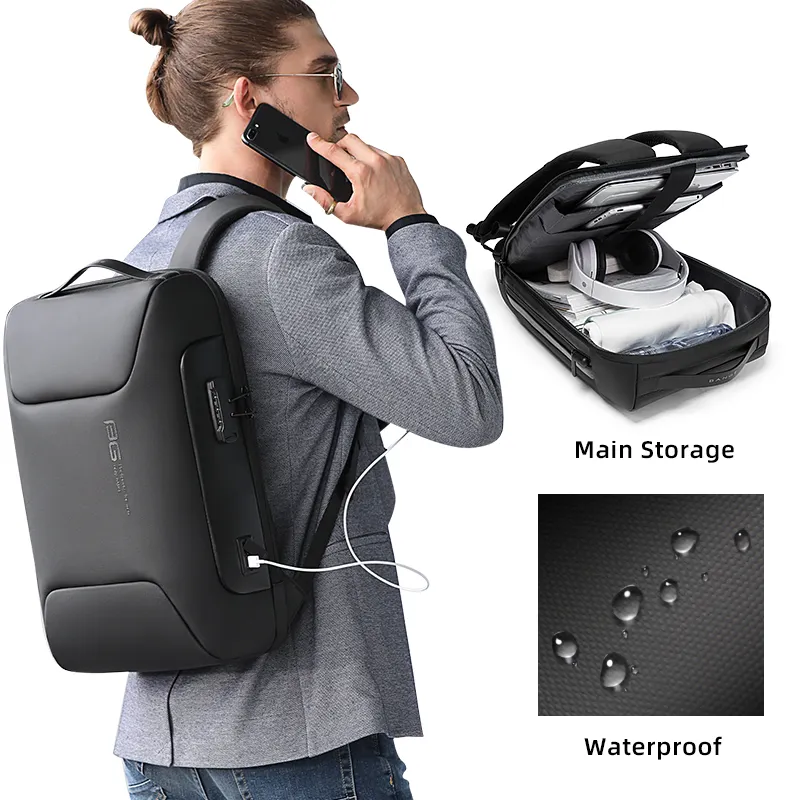 Factory man wholesale usb business anti theft smart computer custom waterproof school backpack bag men other laptop backpacks