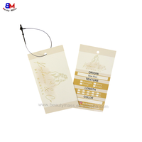 Étiquettes personnalisées en gros pour perruques, étiquettes en papier pour cheveux, étiquettes suspendues en Chine, étiquettes de prix en papier pour perruques