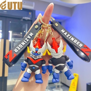 Llavero de robot de anime universal inspirado en la tecnología FYQC, bonito muñeco de plástico para mochila, regalo de joyería al por mayor - F - Product Image 2