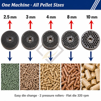 Machine à granulés d'aliments pour volailles de haute qualité, petite échelle, pour animaux, pelletiseur d'aliments