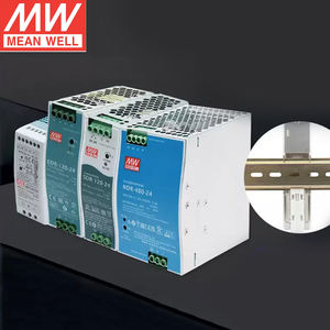 Alimentatore MeanWell per Guida DIN 75W 120W 12V 24V 48V con Uscita a Tensione Ampia per Sistemi di Controllo PLC e Reti di Sensori - Product Image 1