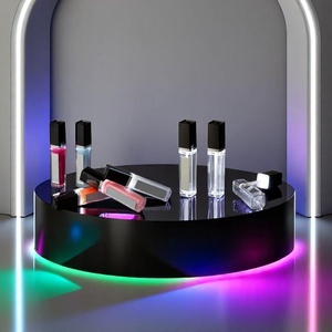 Gloss à lèvres en gros avec lumière LED, bouchon à vis, contenant en plastique, couleur personnalisée, OEM disponible - Product Image 5