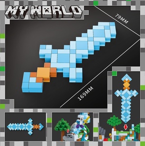 ของเล่นเด็กผู้ชายเพื่อสร้างโลกของฉันโมเดลการประกอบผู้พิทักษ์หมู่บ้านมังกรเงา - Product Image 3