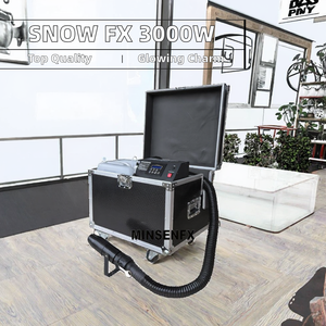 MINSENFX 3000W Machine à neige extérieure en fer pour Noël et mariages, générateur de neige artificielle DMX512, effets spéciaux électriques pour événements - Product Image 2