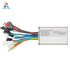 ตัวควบคุมมอเตอร์ไร้แปรงถ่าน 350W สำหรับจักรยานไฟฟ้าและสกู๊ตเตอร์ 24V 36V 48V อะไหล่จักรยานไฟฟ้า - Product Image 5