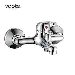 High Quality Zinc Wall Mounted Single Handle Hot Cold Water Bath Faucet