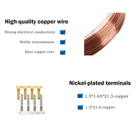 AOMEI Custom M15 Industrial Aviation LED Copper Contact 2-5 Pin IP67 Waterproof 6A Male Female PVC Cable Lighting Fixtures 250V