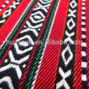 Đỏ Dân Tộc Ả Rập Sọc <span class=keywords><strong>Sofa</strong></span> Vải Bọc Jacquard Giá Mỗi Mét - Product Image 4