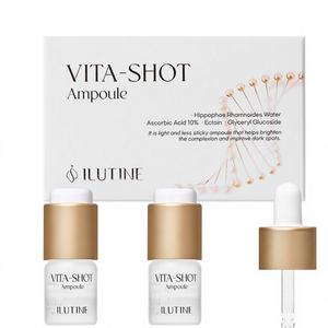 Ampoule liquide éclaircissante, vitamine C stabilisée, soin égalisant du teint, absorption rapide, soin du visage, marque privée OEM ODM, 2 semaines - Product Image 1