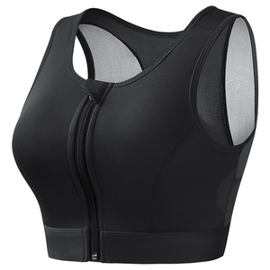 Soutien-gorge <span class=keywords><strong>de</strong></span> <span class=keywords><strong>sport</strong></span> léger sans couture pour femmes pour courir Yoga haute résistance antichoc <span class=keywords><strong>Push</strong></span>-<span class=keywords><strong>Up</strong></span> fermeture éclair coussin <span class=keywords><strong>de</strong></span> sous-vêtement <span class=keywords><strong>de</strong></span> <span class=keywords><strong>sport</strong></span> - Product Image 6