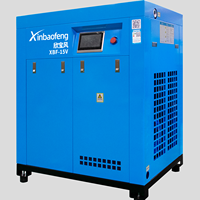 Compresseur d'air rotatif à vis à aimant permanent silencieux XBF 11 kW, refroidi par air, certifié CE, pour usage industriel