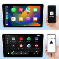 Qualcomm 680 universel 9 10 pouces lecteur vidéo multimédia GPS WIFI sans fil CarPlay Android AutoAndroid13 2 Din Radio stéréo