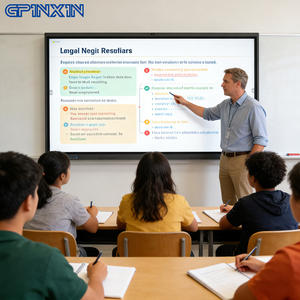 Tableau numérique intelligent pour l'école/l'enseignement/la classe/les réunions, tableau blanc interactif éducatif de 55~75~110 pouces avec enregistrement des leçons - Product Image 1