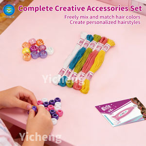 Machine à tresser les cheveux DIY pour filles, <span class=keywords><strong>jouet</strong></span> manuel et automatique, kit de <span class=keywords><strong>coiffure</strong></span> pour enfants avec perles pour des coiffures créatives - Product Image 4