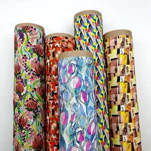 Nouveauté <span class=keywords><strong>Tissu</strong></span> en <span class=keywords><strong>viscose</strong></span> tissé léger en rayonne à imprimé numérique personnalisé pour robe d'été - Product Image 6