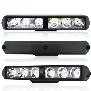 Faro LED de 6 pulgadas y 18W con 12000lm, proyector de lente, luz de trabajo, 6 LEDs, para motocicleta, 12V, forma de bombilla H4, 6000K, ajuste universal, ¡Gran Venta! - Product Image 1