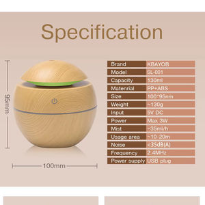 कम शोर घरेलू अल्ट्रासोनिक एयर ह्यूमिडिफायर आवश्यक तेल सुगंधित ह्यूमिडिफायर आर्द्रता आरामदायक नींद ठंडा धुंध निर्माता - Product Image 5