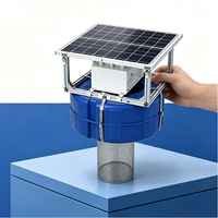 Kit de bouée flottante solaire sans fil LoRaWAN, capteur de turbidité en ligne pour la surveillance de l'eau en aquaculture et l'élevage de poissons en étang