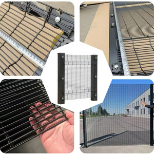 <span class=keywords><strong>รั้ว</strong></span>เหล็กชุบสังกะสีเคลือบสีฝุ่นแบบหนาพิเศษ ป้องกันการปีนป่าย รุ่น 358 พร้อมลวดหนาม - Product Image 2