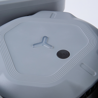 Robot de piscine sans fil pour piscines hors sol et enterrées avec nettoyage du fond, des parois et de la ligne d'eau