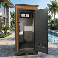 Fabricant de toilettes portables de luxe, cabine de douche de haute qualité pour les bâtiments aux États-Unis