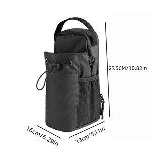 Explosiver Reißverschluss-Polyester-Herren-Urban-Simplicity-Tasche mit einfarbigem Muster für Fitness, Sport und multifunktionales Handy - Product Image 4