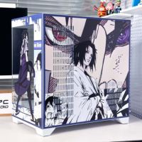 MicroATX/bureau jeu PC tours nouveau Design métal Hokage Ninja Figure verre trempé mi tour boîtier d'ordinateur pour PC Anime Stock