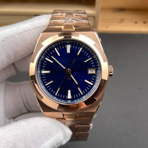 5A High Quality Luxury Designer logo Overseas 4500V 41mm Unisex Business Mechanical <b>Watch</b> Sapphire Crystal 316L Stainless Steel - Product Image 1