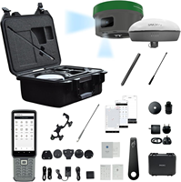 Penerima GNSS SMA60AR Rover & SMA20 Pro, dasar RTK layar OLED, kemampuan fotogram, KK Visual, 4G,NFC, maks 18km
