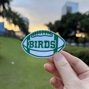 جودة عالية الحديد على مطرزة التصحيح النسور لكرة القدم لعبة يوم خوذة أنيقة الحديد على بقع - Product Image 5