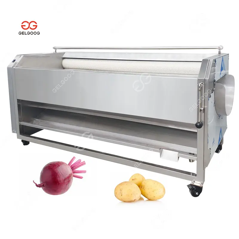 Brush Roll Fruit and Vegetable Cleaner Peeling Cutting Cleaning Beetroot Washing Machine