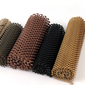 Profissional arquitectónico colorido decorativo Metal bobina Drapery Chain Link Wire Mesh cortina - Product Image 1