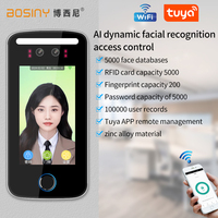 Tuya Smart Life USB Dispositivo DE ASISTENCIA DE TIEMPO Reconocimiento facial Sistema de control de acceso TCP/IP 5000 Lectores de tarjetas dinámicos Face AI